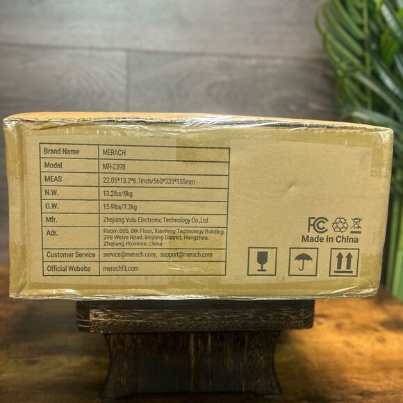 MERACH 2398 Slim Vibration Plate Exercise Machine/Lymphatic Drainage, Black. NIB - Picture 12 of 16